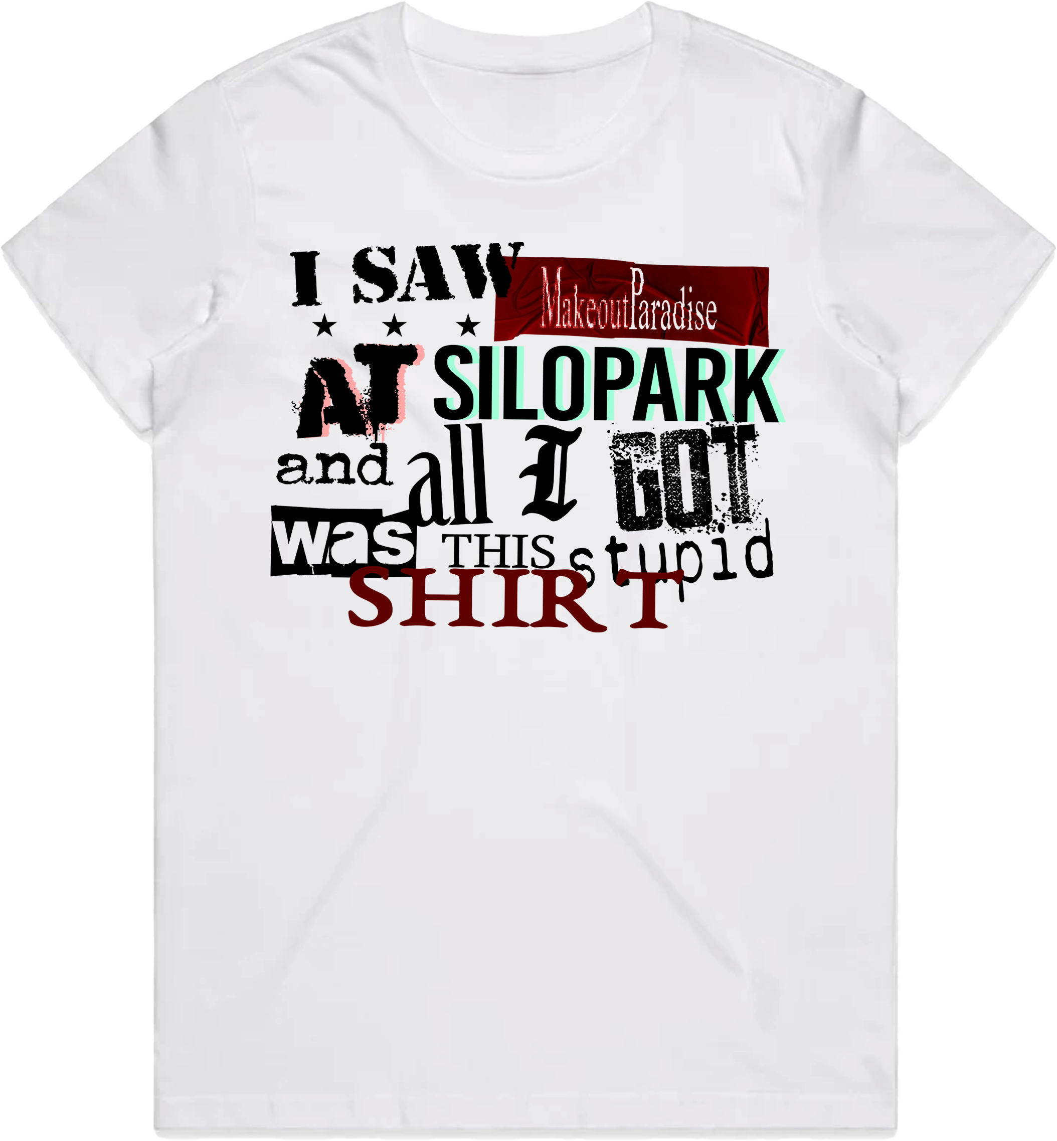 MAKEOUTPARADISE (WHT) T-shirt
